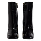 Dolce & Gabbana Black Jackie Leather Mid Calf Boots Shoes - Zeiniez