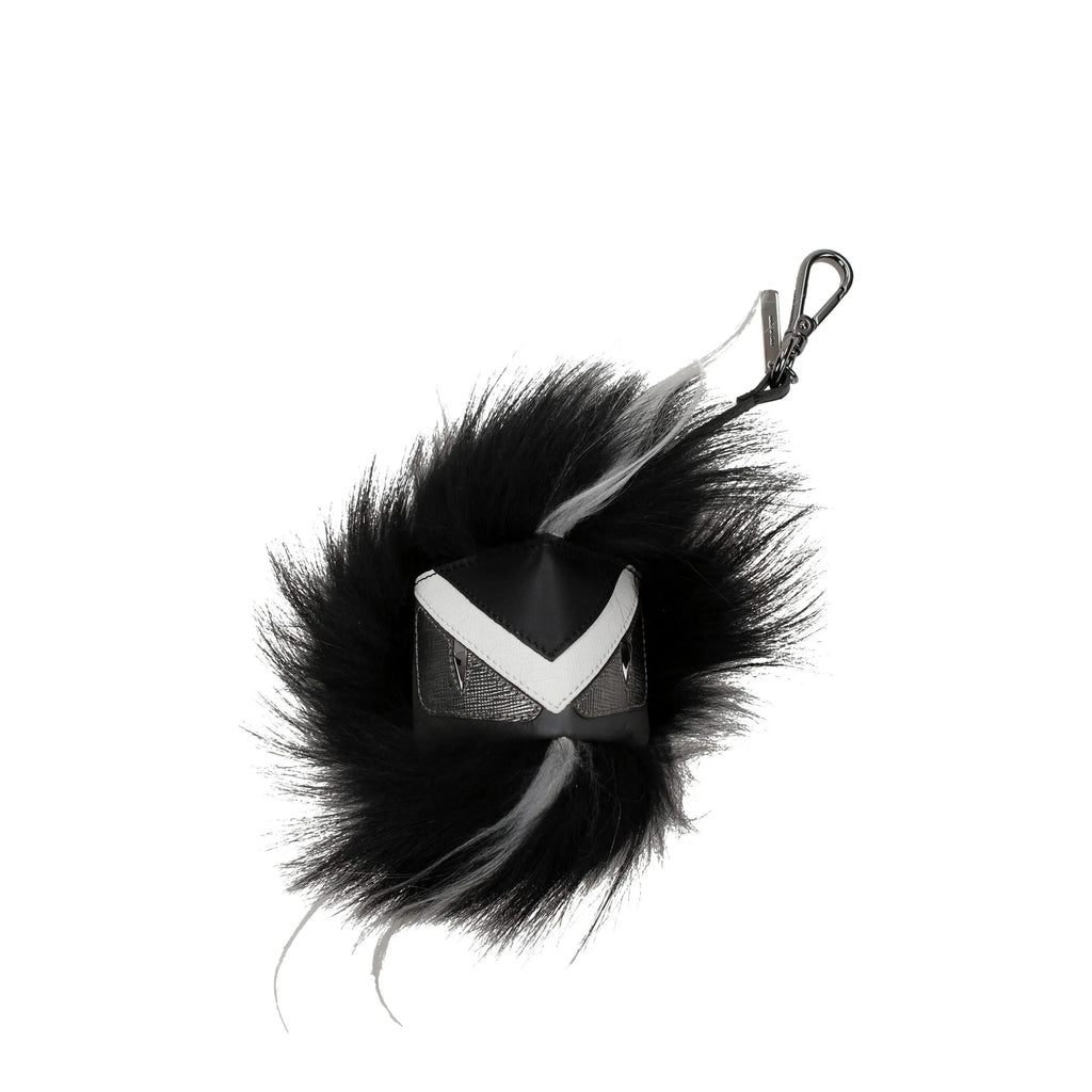 Fendi Black Leather Keychain - Zeiniez
