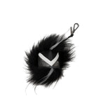 Fendi Black Leather Keychain - Zeiniez