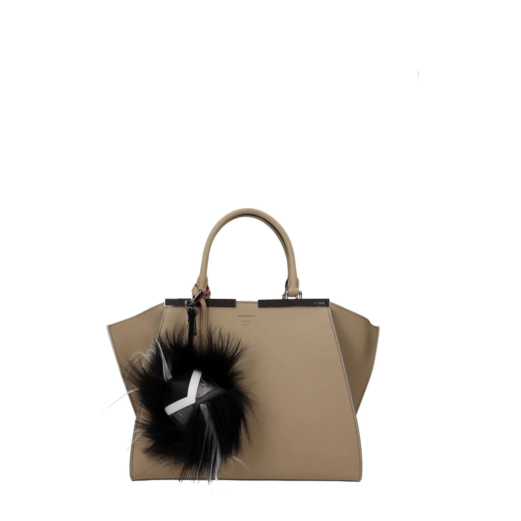 Fendi Black Leather Keychain - Zeiniez