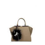 Fendi Black Leather Keychain - Zeiniez