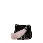 Miu Miu Pink Fur Shoulder Bag - Zeiniez