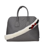 Prada White Leather Shoulder Bag - Zeiniez