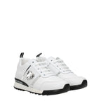 Love Moschino White Leather Low Top Sneakers - Zeiniez