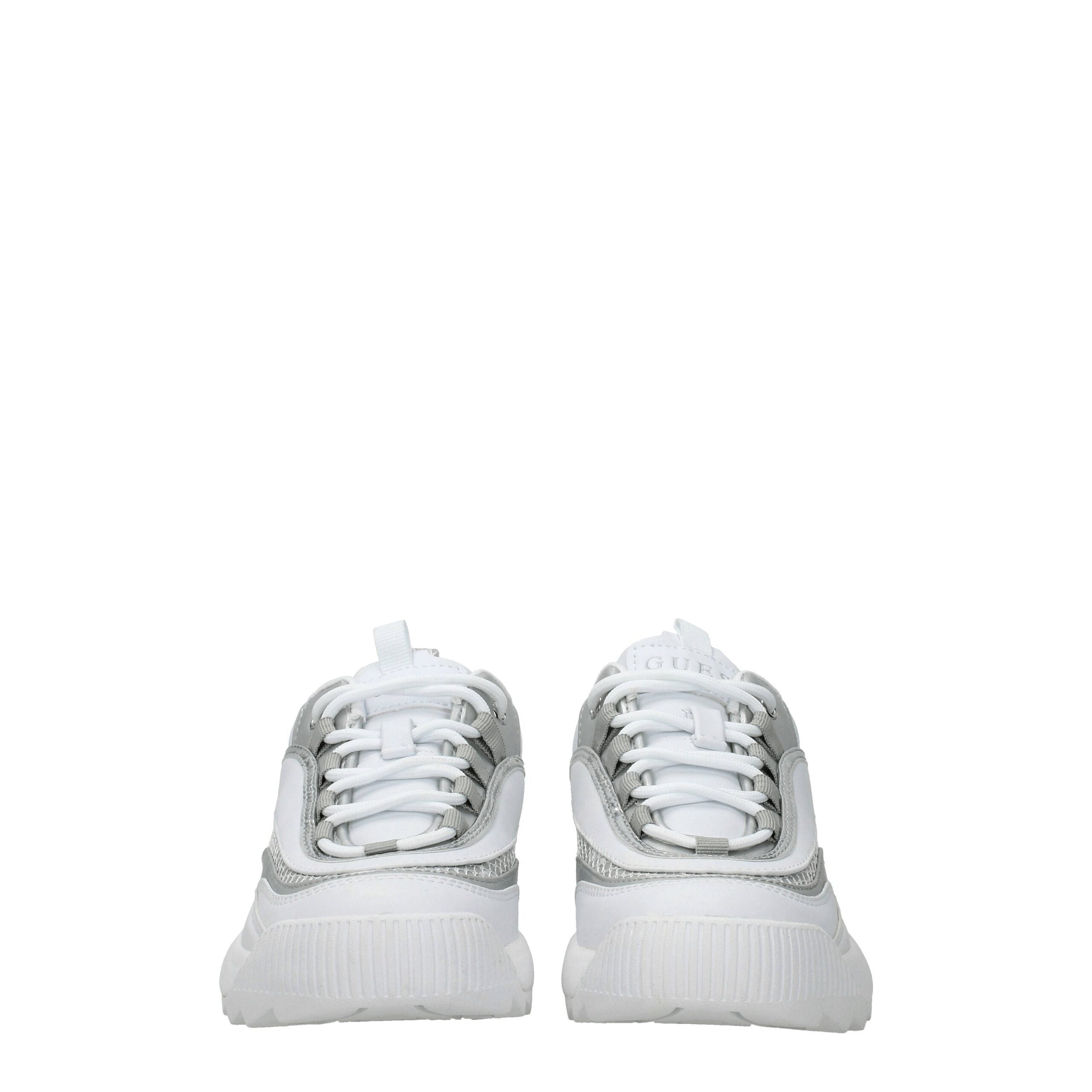 Guess White Polyethylene Chunky Sneakers - Zeiniez