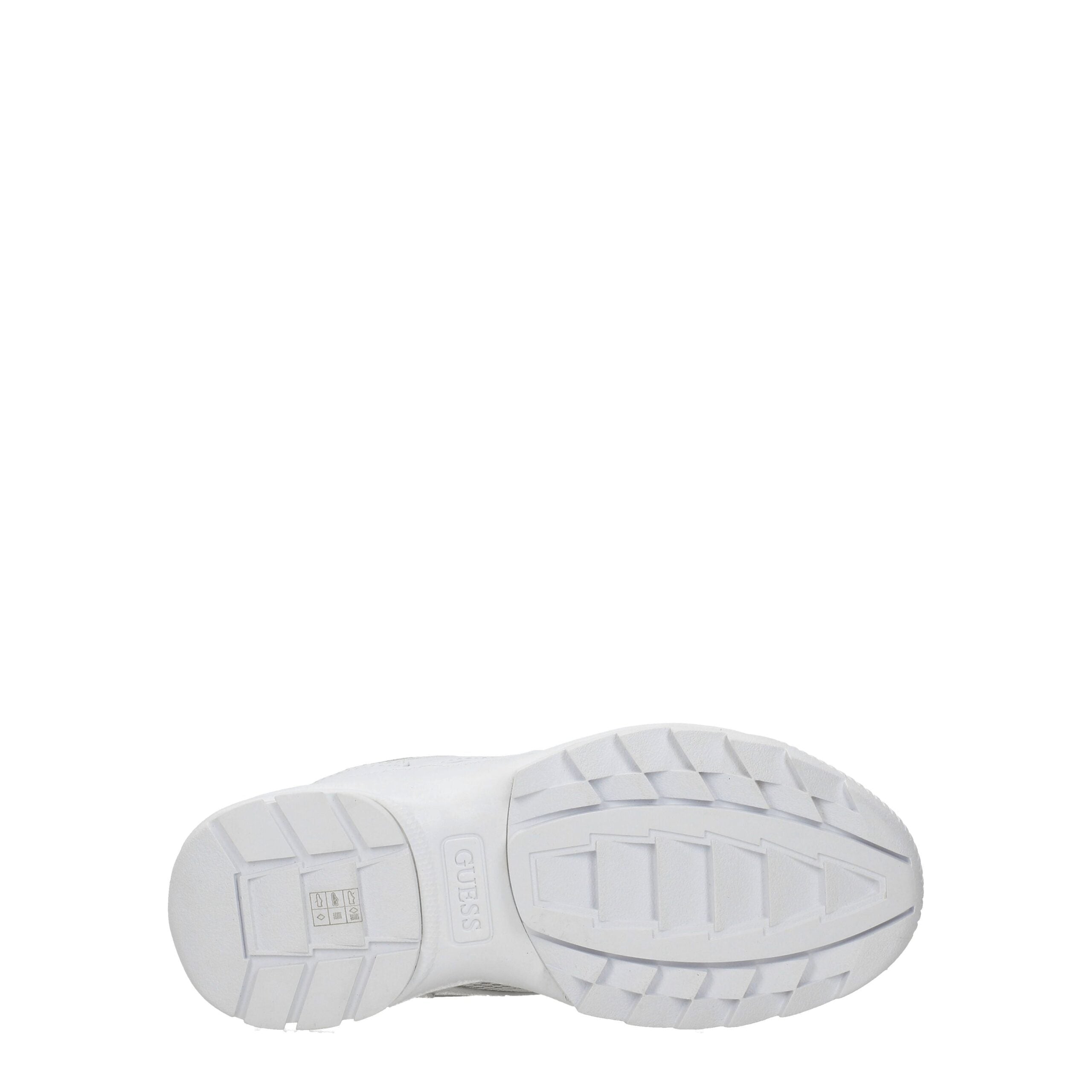 Guess White Polyethylene Chunky Sneakers - Zeiniez