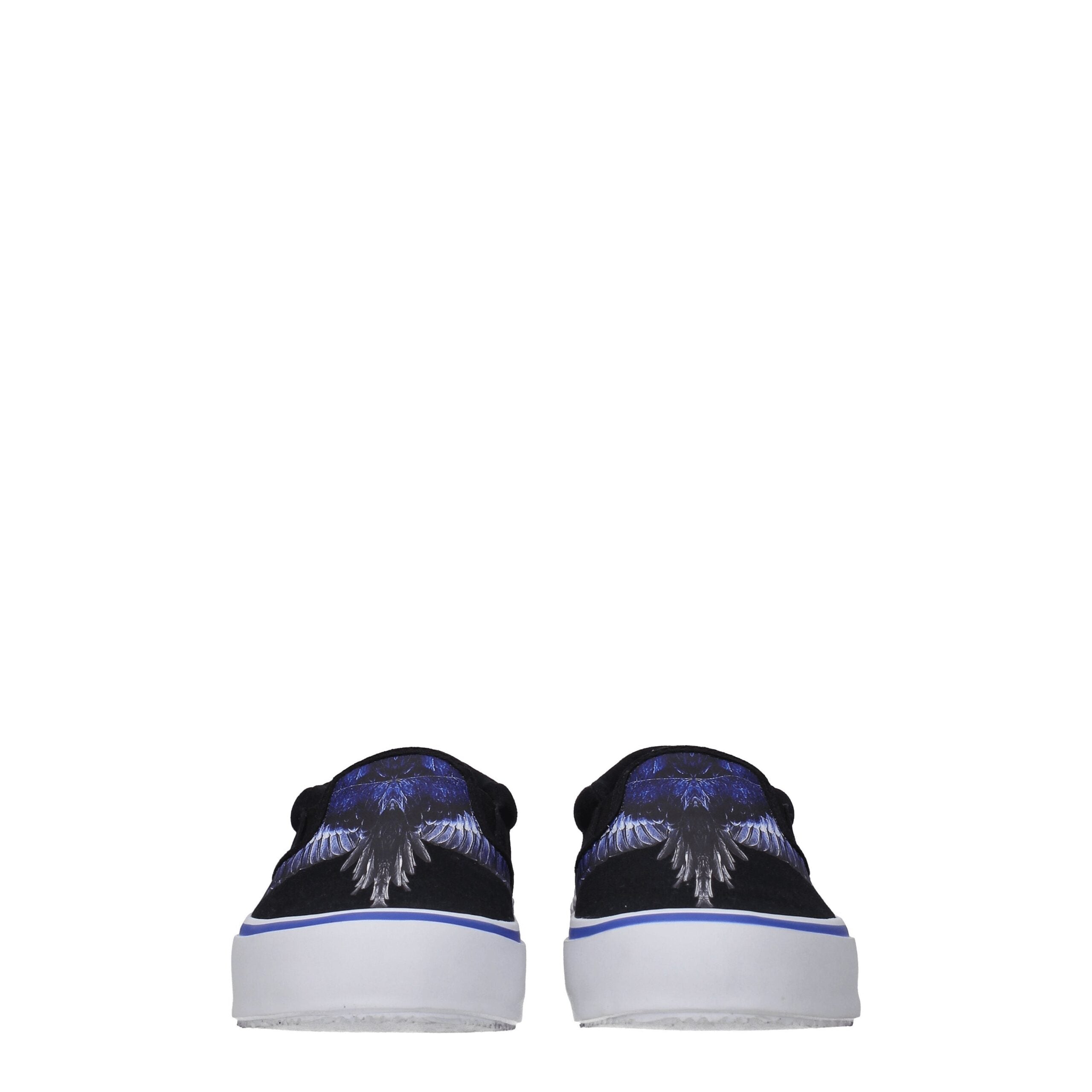 Marcelo Burlon Black Fabric Slip-On Loafers - Zeiniez