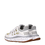Versace White Leather Athletic Sneakers - Zeiniez