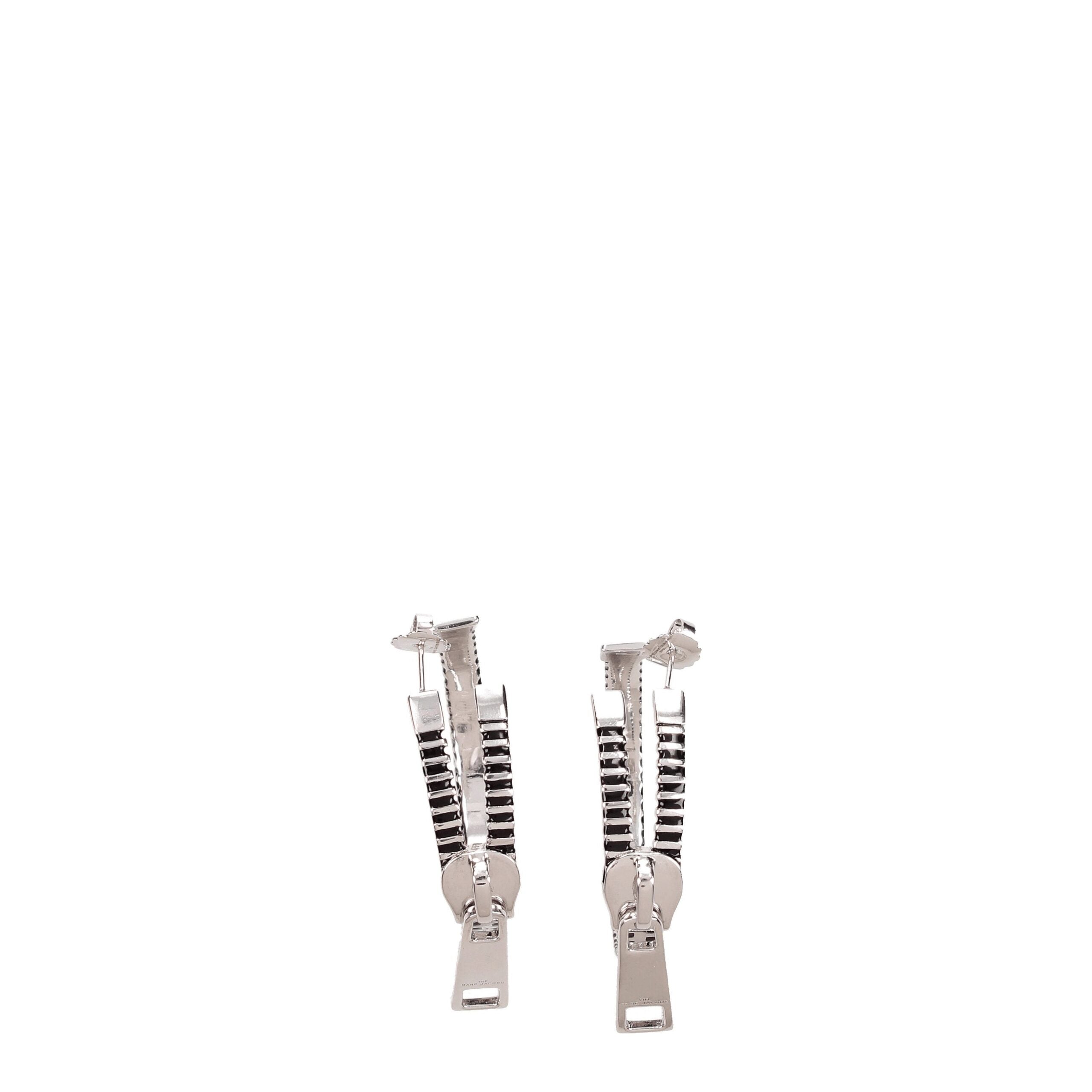Marc Jacobs Gray Silver Earrings - Zeiniez