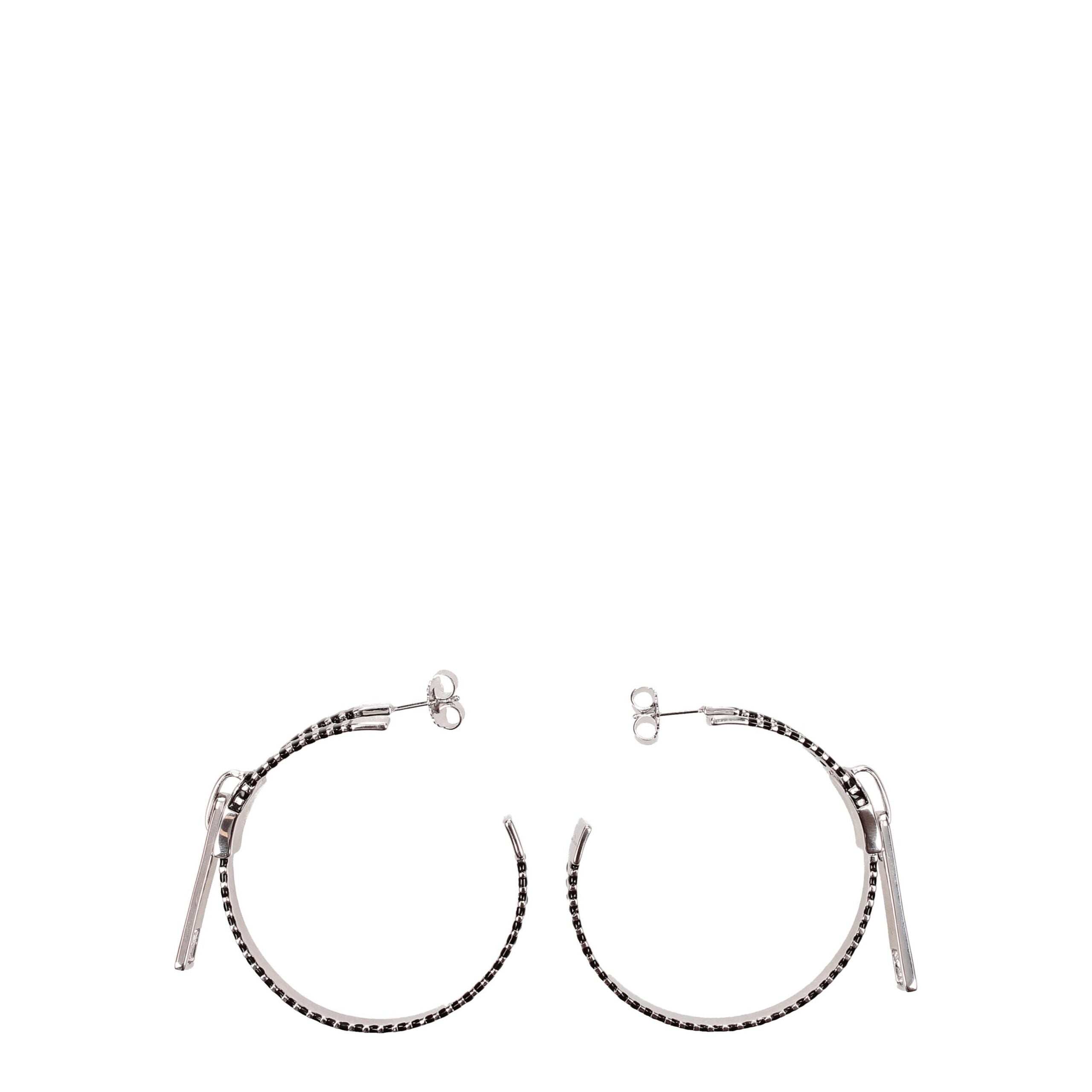Marc Jacobs Gray Silver Earrings - Zeiniez