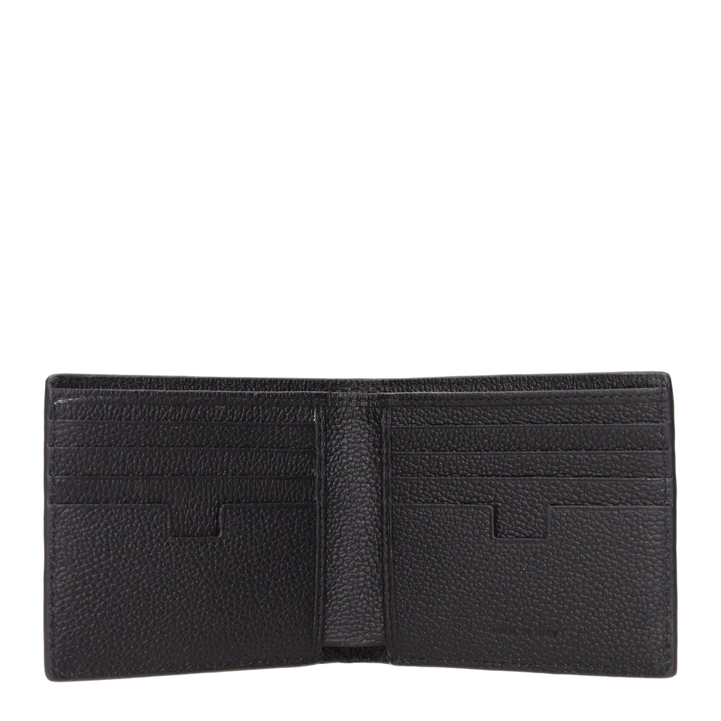 Testoni Black Leather Wallet - Zeiniez