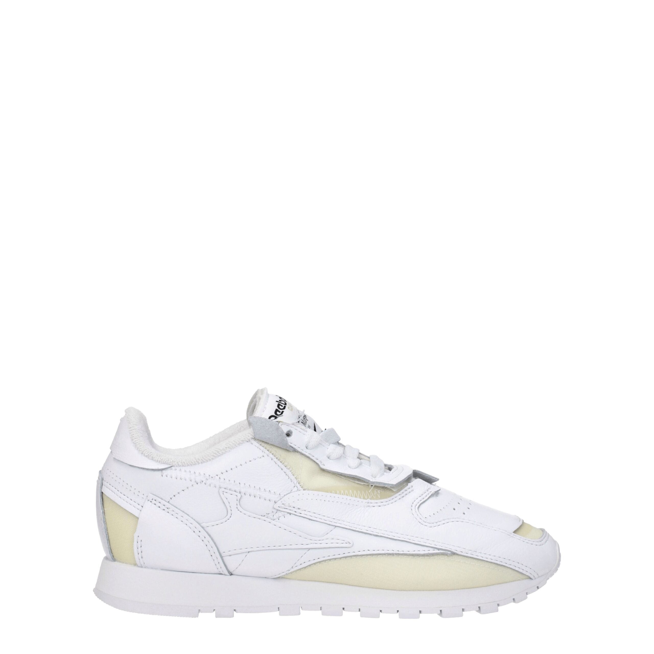 Maison Margiela White Leather Athletic Sneakers - Zeiniez