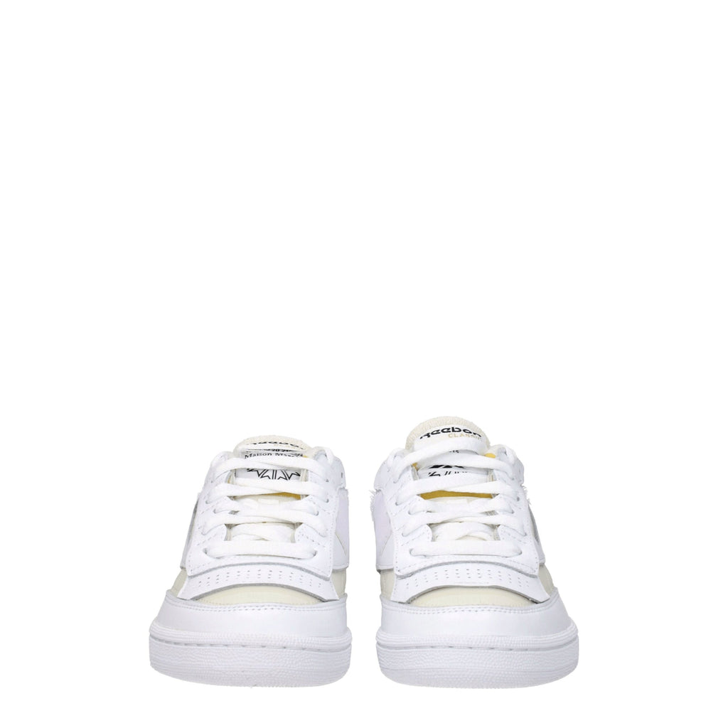 Maison Margiela White Fabric Low Top Sneakers - Zeiniez