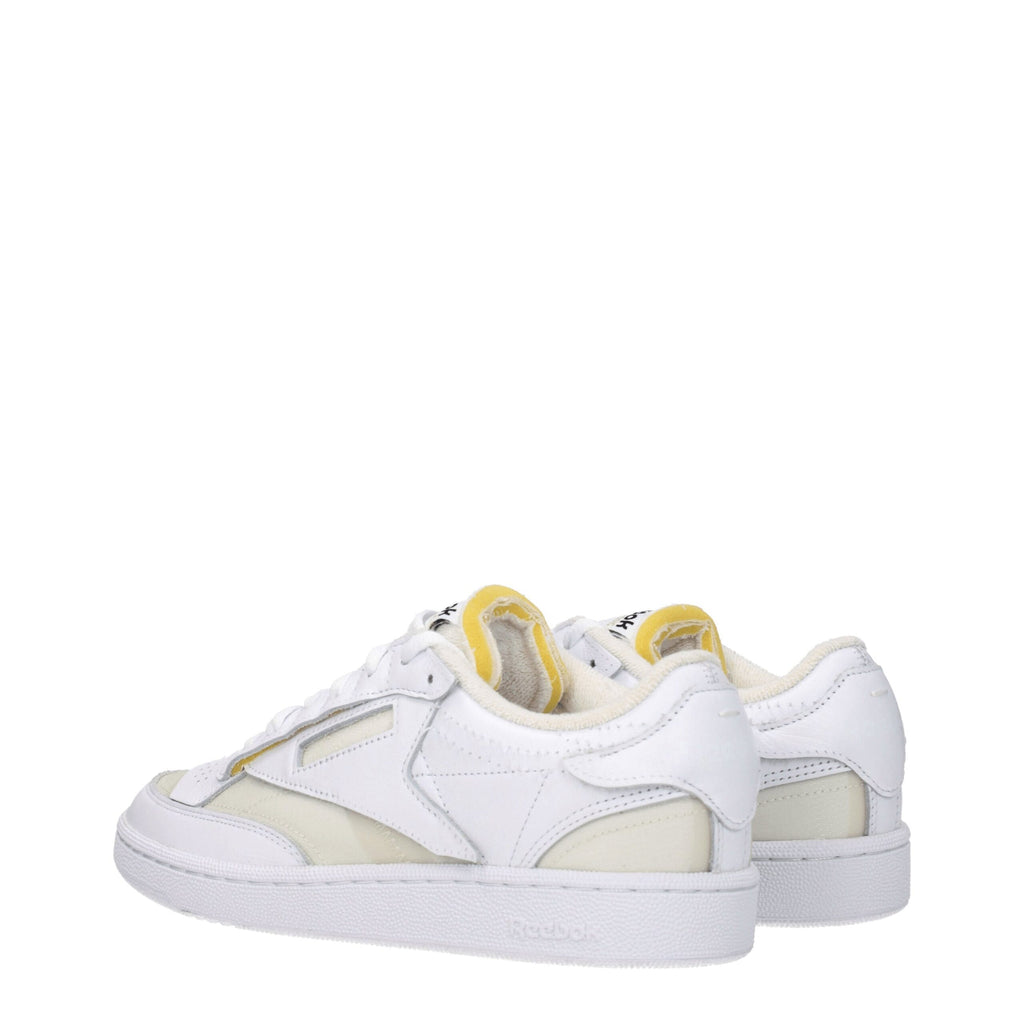 Maison Margiela White Fabric Low Top Sneakers - Zeiniez