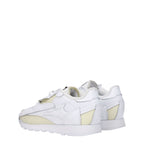 Maison Margiela White Leather Athletic Sneakers - Zeiniez