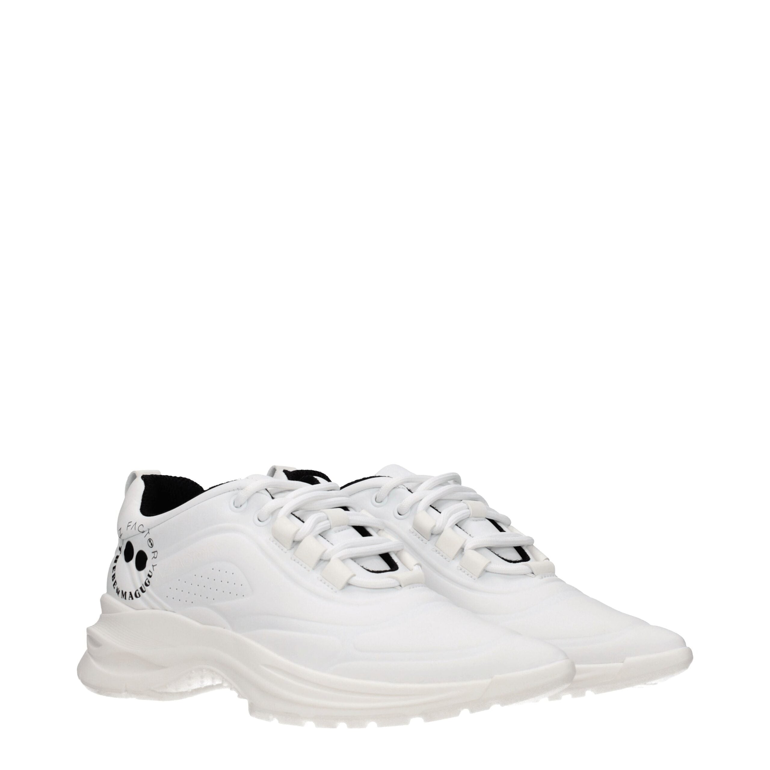 AZ Factory White Leather Sneakers - Zeiniez