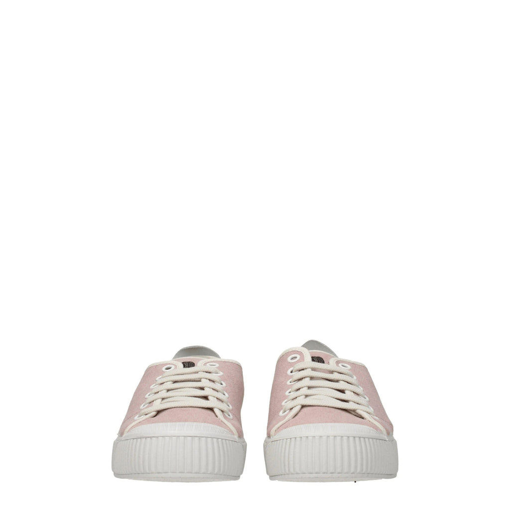 Car Shoe Pink Fabric Low Top Sneakers - Zeiniez