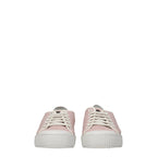 Car Shoe Pink Fabric Low Top Sneakers - Zeiniez