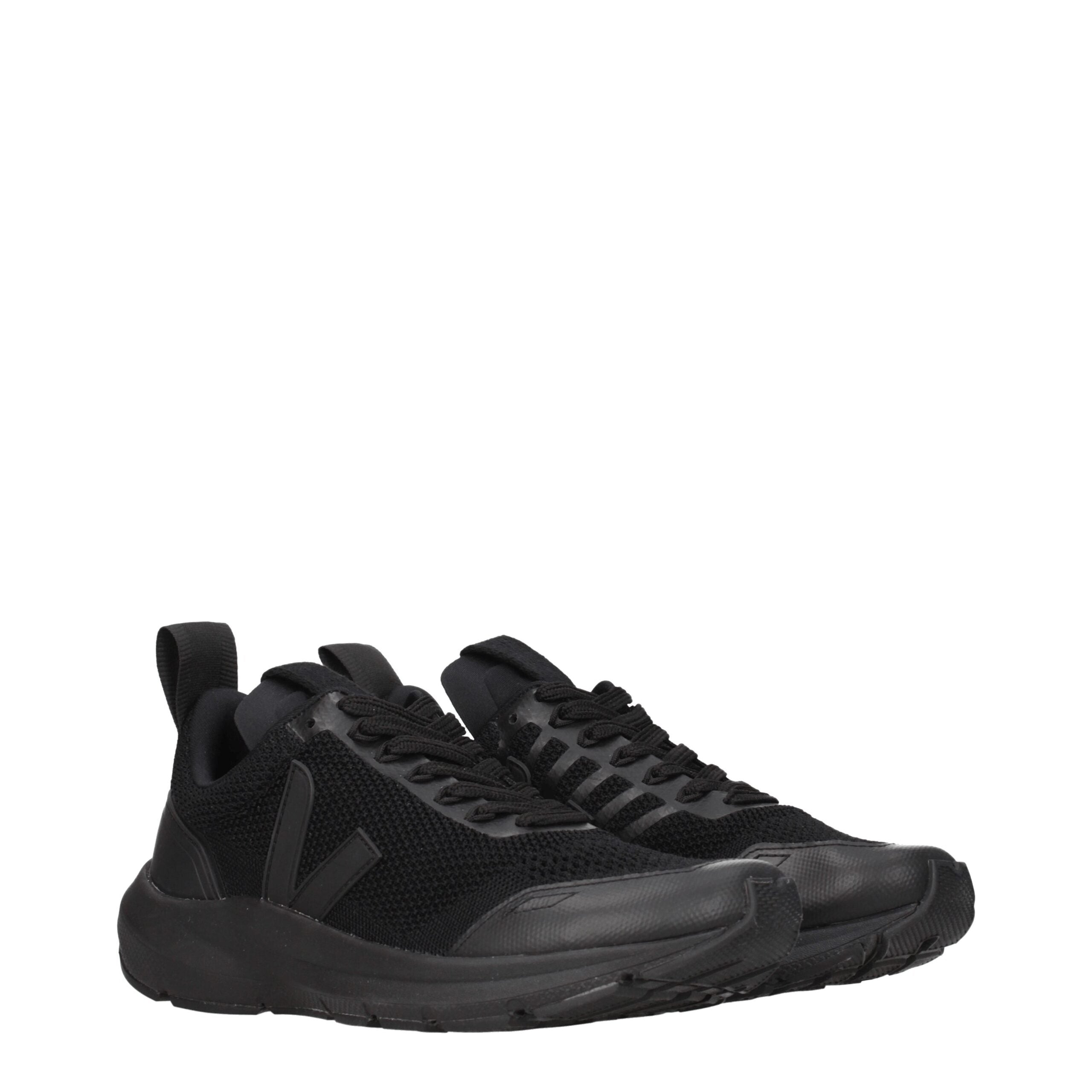 Veja Black Fabric Athletic Sneakers - Zeiniez