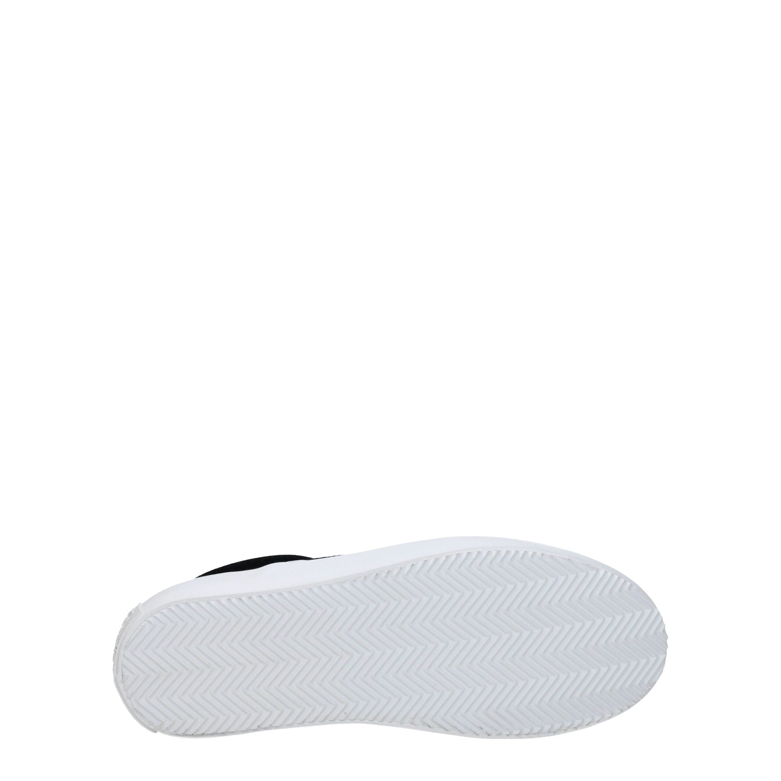 Marcelo Burlon Black Fabric Slip-On Loafers - Zeiniez