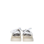 Mou Gray Leather Low Top Sneakers - Zeiniez