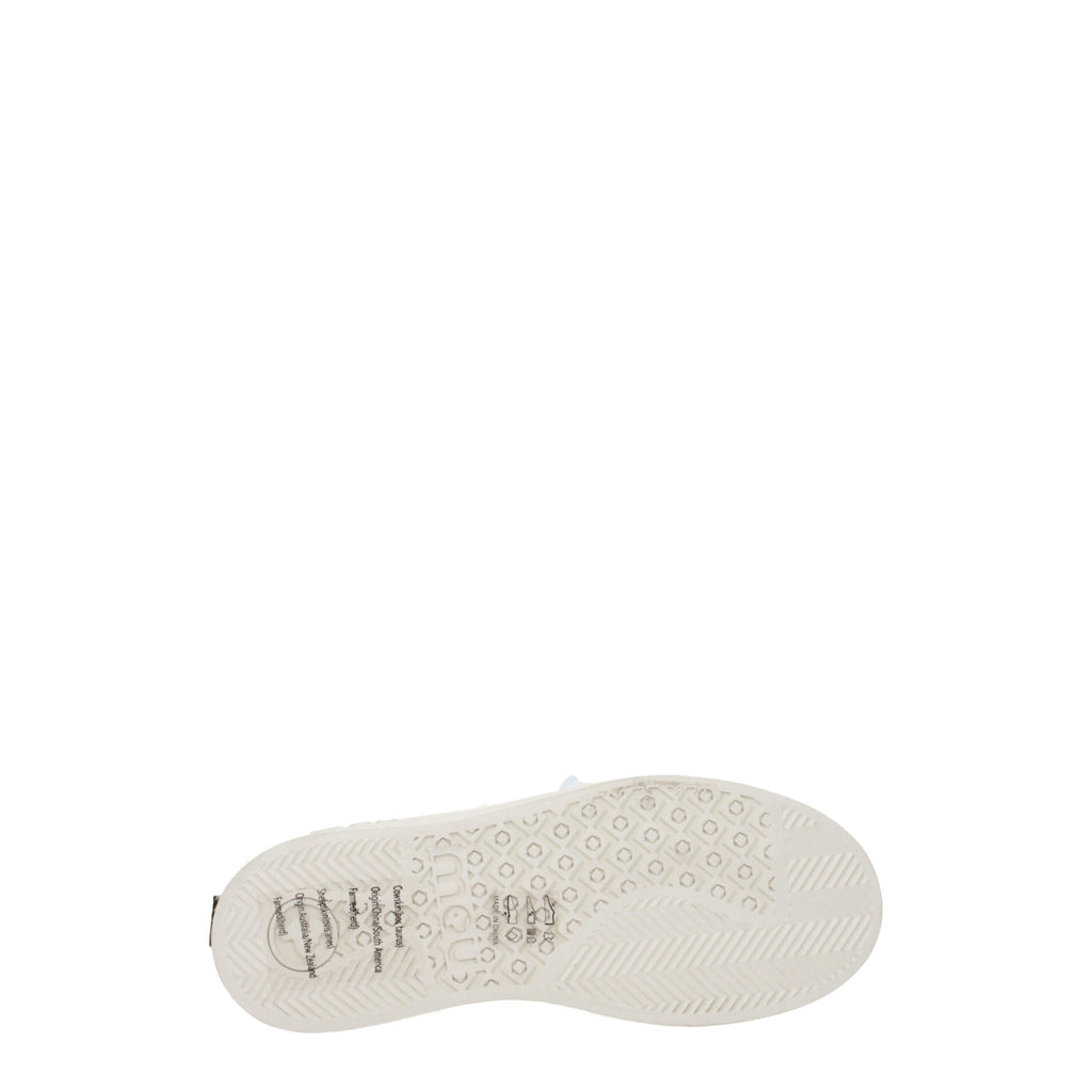 Mou Gray Leather Low Top Sneakers - Zeiniez