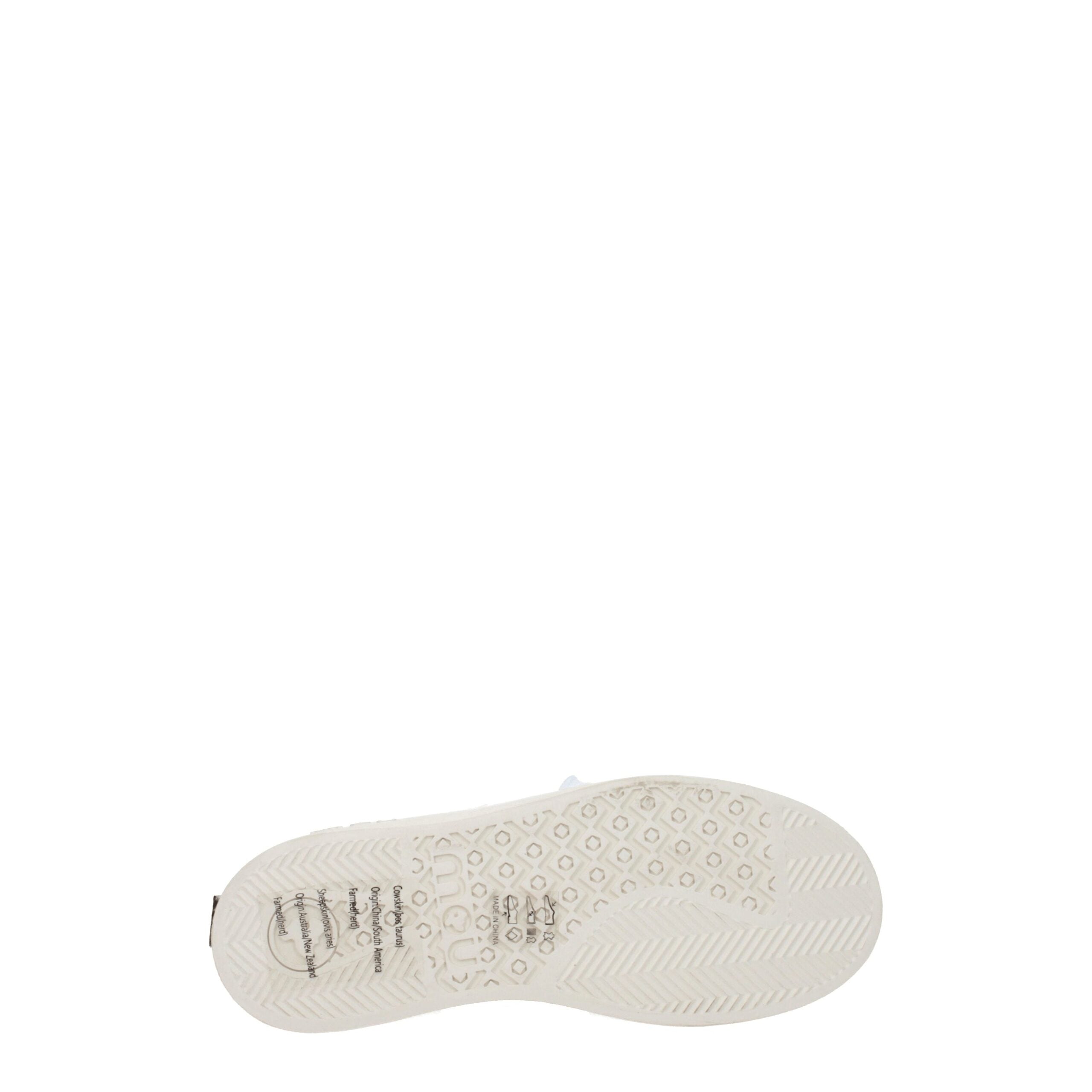 Mou Gray Leather Low Top Sneakers - Zeiniez