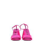 The Attico Pink Leather Stiletto Heel Sandals - Zeiniez