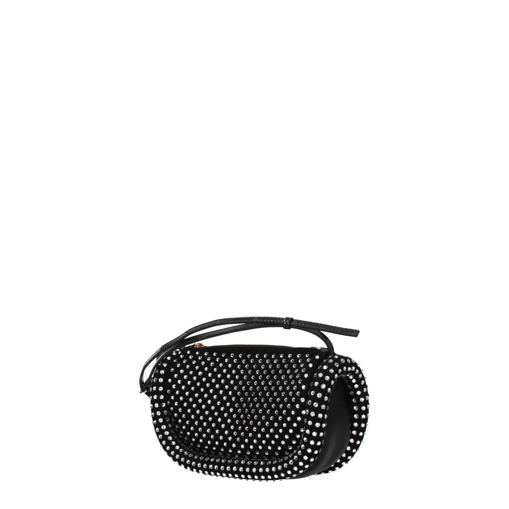 Jw Anderson Black Leather Crossbody Bag - Zeiniez