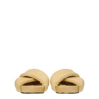 Jil Sander Beige Horsehair Slippers - Zeiniez