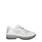 Valentino Garavani White Fabric Athletic Sneakers
