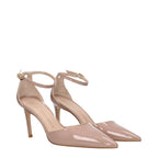 Stuart Weitzman Pink Leather Stiletto Heel Sandals - Zeiniez