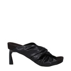 Stella McCartney Black Leather Stiletto Heel Sandals - Zeiniez