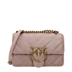 PINKO Pink Leather Crossbody Bag - Zeiniez