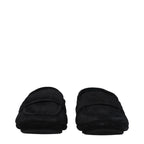 Dolce & Gabbana Black Leather Slip-On Loafers - Zeiniez