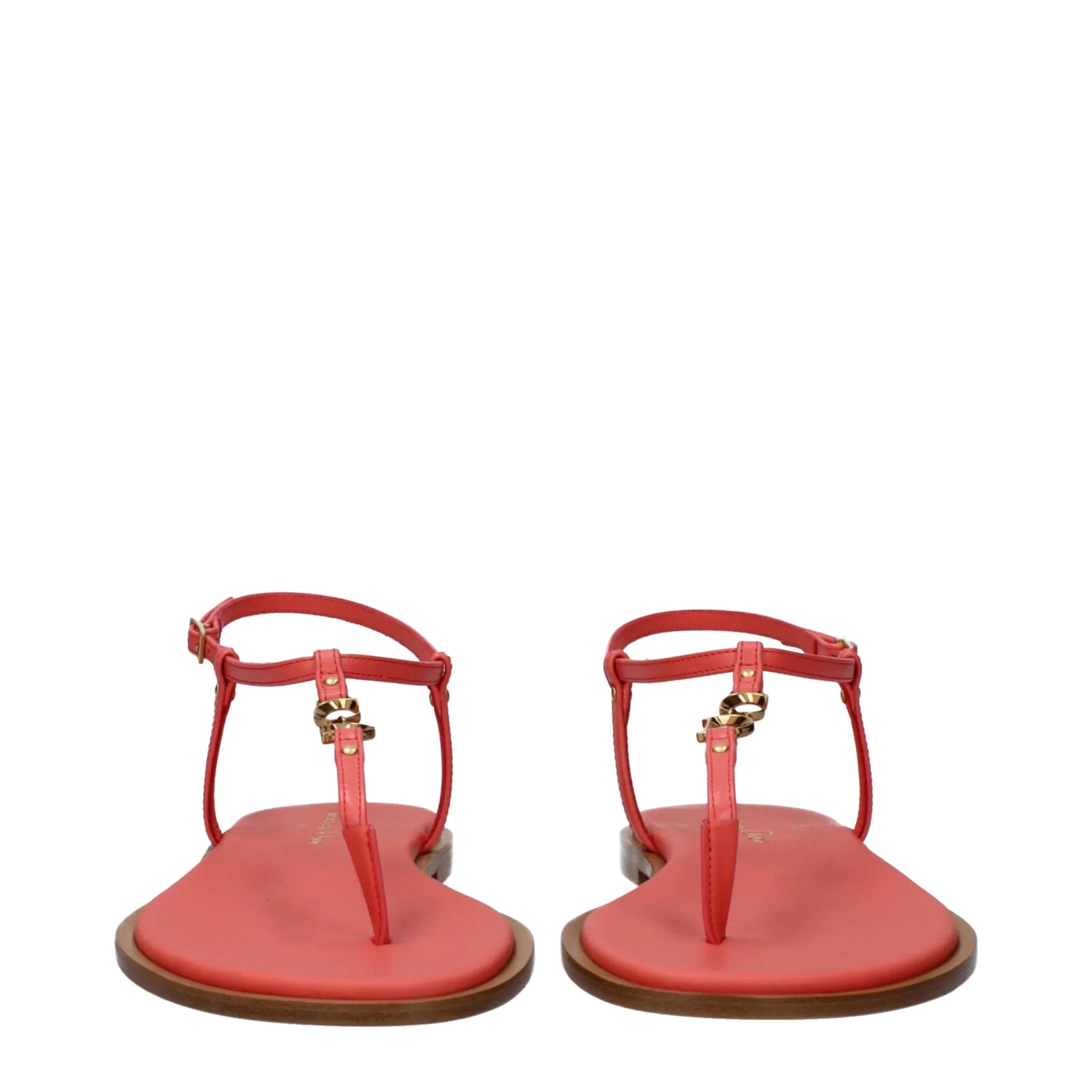 Christian Dior Pink Leather Flip-Flop Sandals - Zeiniez