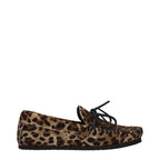 Isabel Marant Brown Horsehair Slip-On Loafers - Zeiniez