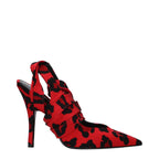 The Attico Red Fabric High Heel Pumps - Zeiniez