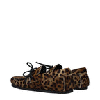 Isabel Marant Brown Horsehair Slip-On Loafers - Zeiniez