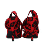 The Attico Red Fabric High Heel Pumps - Zeiniez