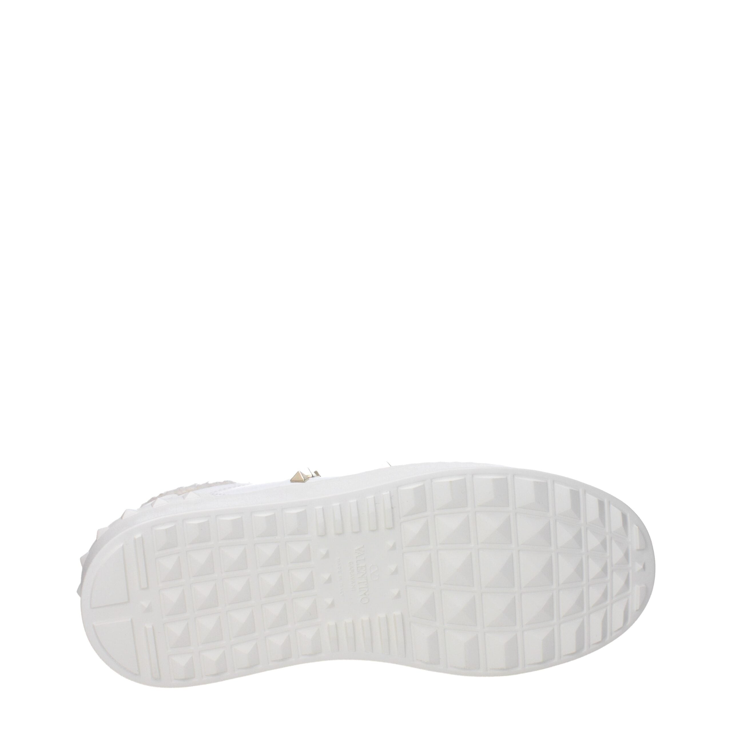 Valentino Garavani White Leather Platform Sneakers