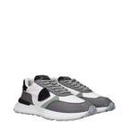 Philippe Model White Fabric Athletic Sneakers