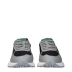 Philippe Model Black Fabric Athletic Sneakers