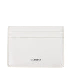 Jil Sander White Leather Cardholder