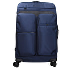 Piquadro Blue Fabric Luggage And Travel