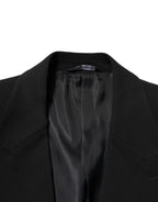 Dolce & Gabbana Black Cotton Single Breasted 2 Piece Suit - Zeiniez