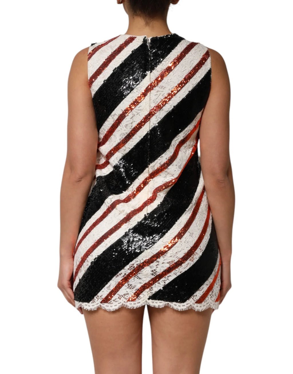 Dolce & Gabbana Multicolor Sequin Embellished Shift Dress - Zeiniez