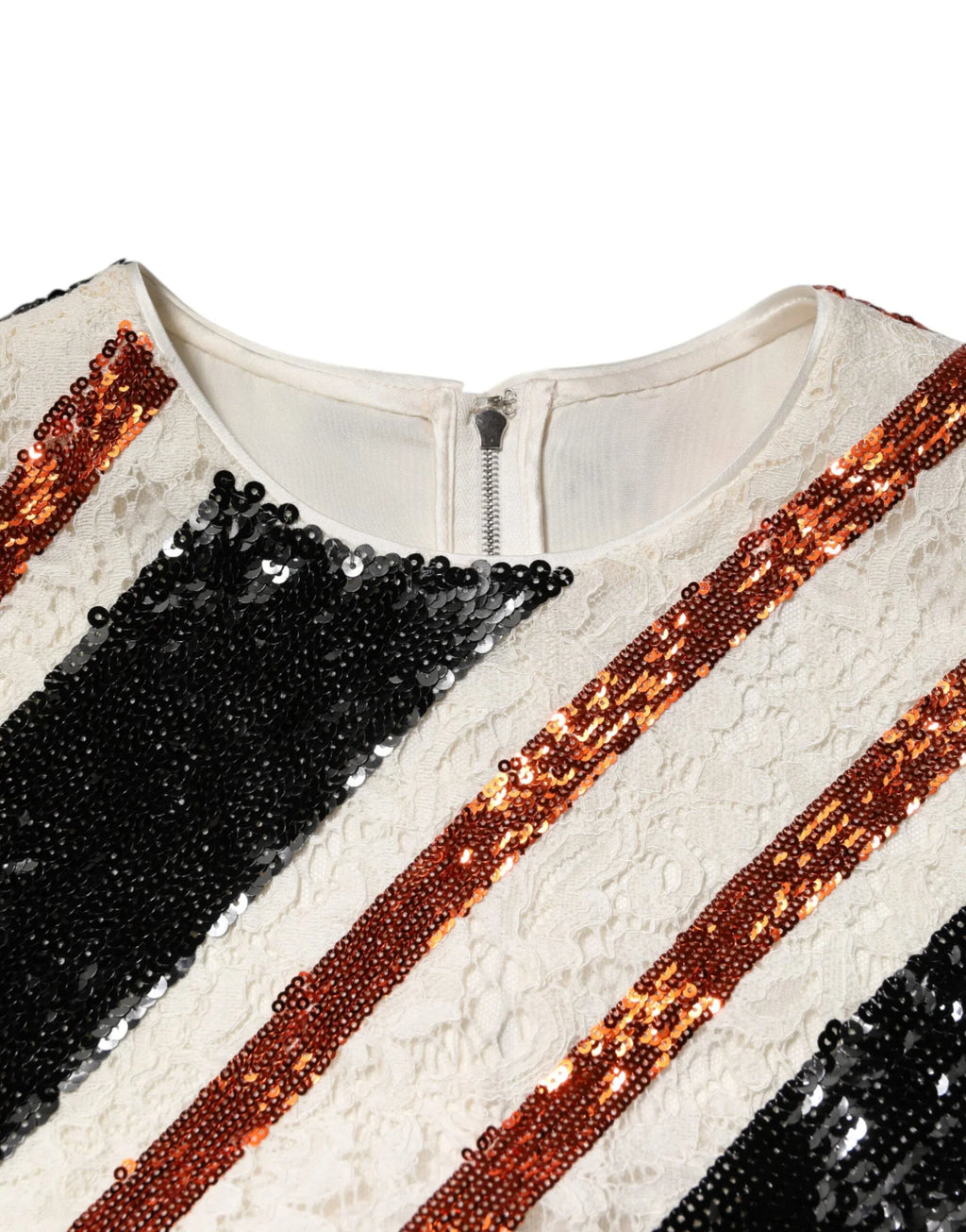 Dolce & Gabbana Multicolor Sequin Embellished Shift Dress - Zeiniez