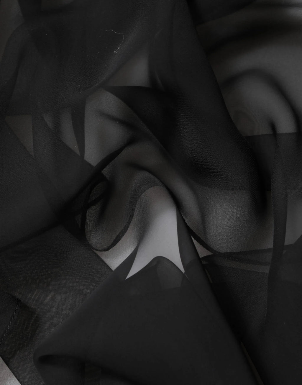 Dolce & Gabbana Black See Through Silk Chiffon Lace Blouse Top - Zeiniez