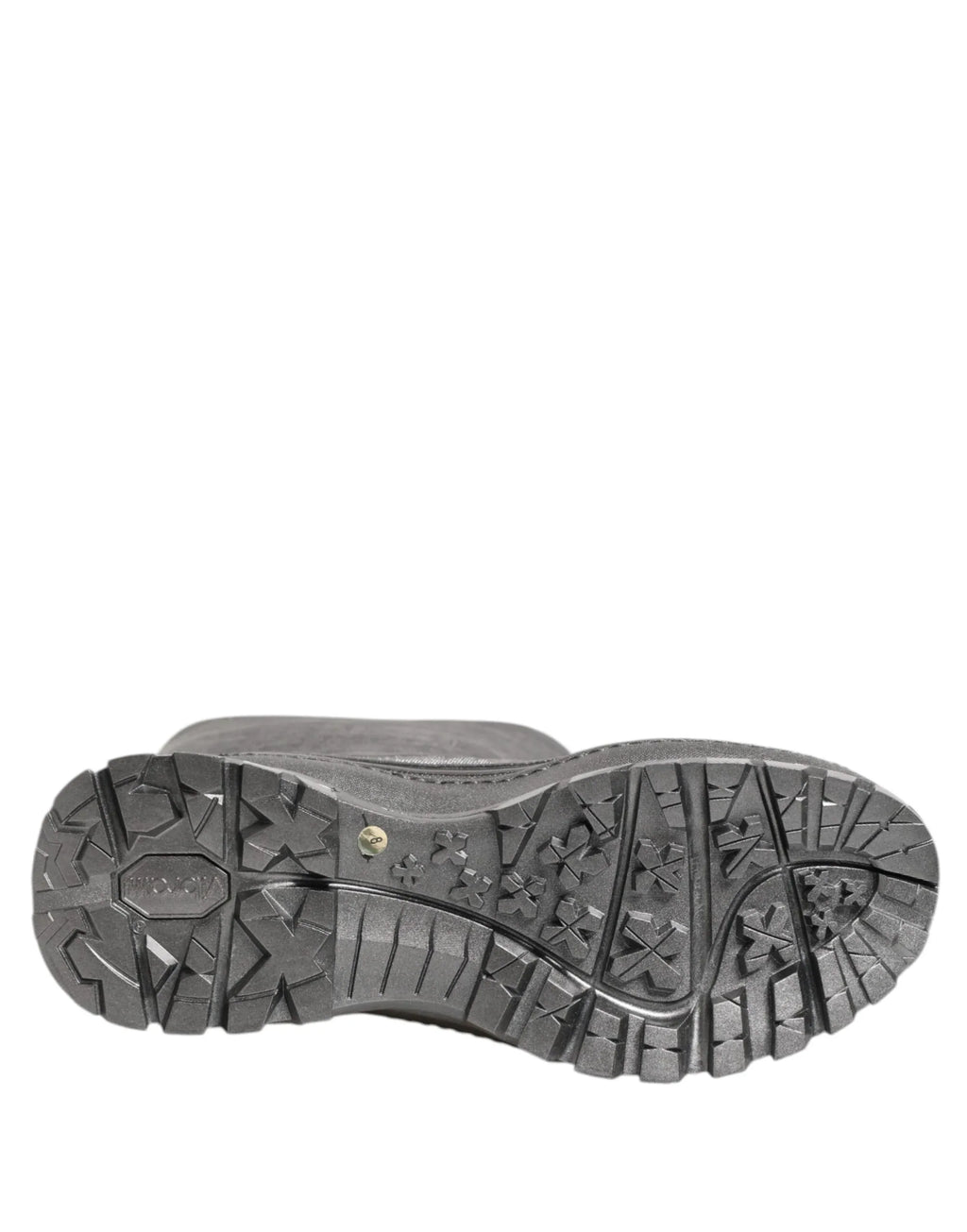 Dolce & Gabbana Metallic Silver Pull On Rain Boots Shoes - Zeiniez